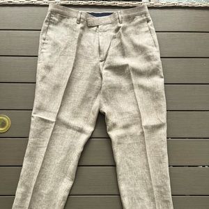 Men’s Banana Republic linen dress pants